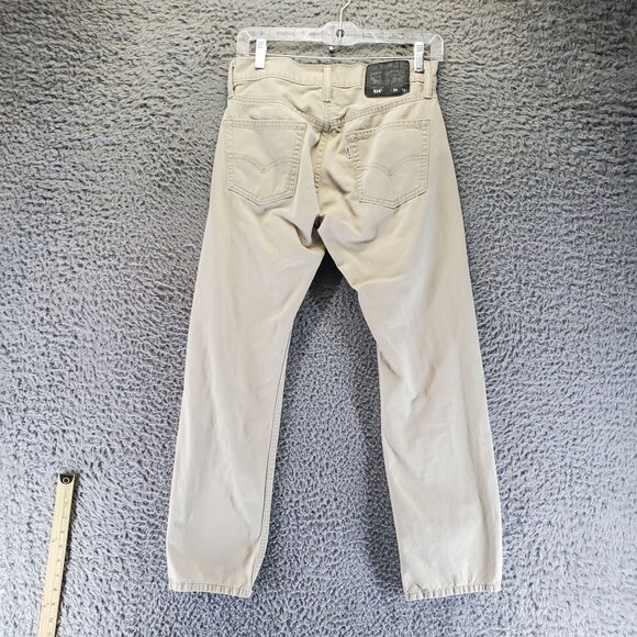 Levis Jeans Mens 29x30 Tan 514 Classic Straight Cotton Denim - Picture 1 of 13